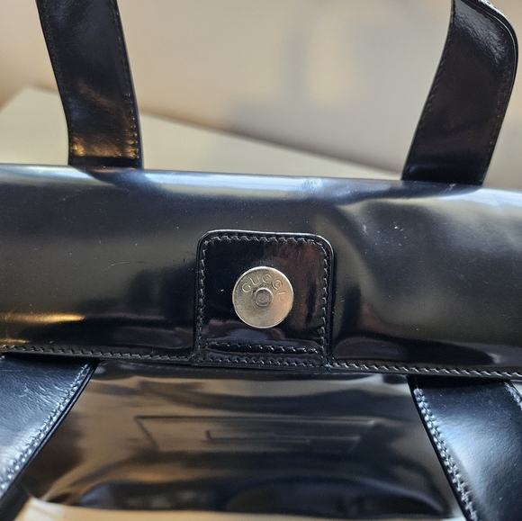 Gucci Vintage Patent Leather 2 way bag 24Hr  FLASH SALE $ FIRM - Picture 7 of 13